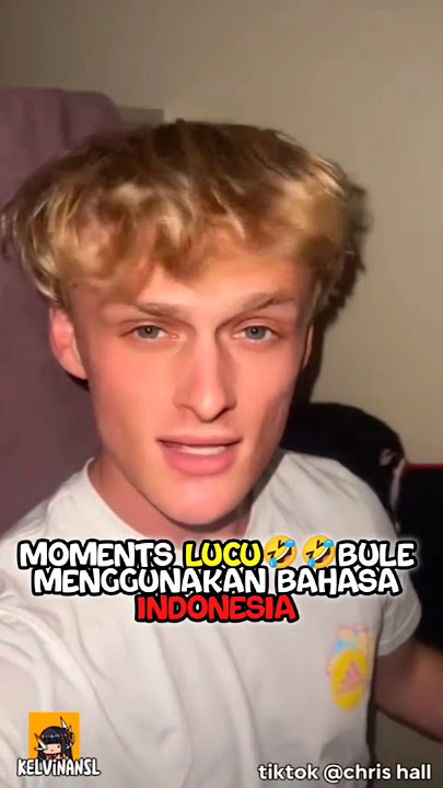 Moments Lucu Bule Menggunakan Bahasa Indonesia