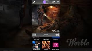 How to add a light and fire effects in werble screenshot 4