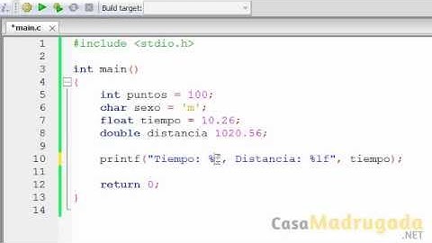 Tutorial Programacion en C - 3 - Variables y printf