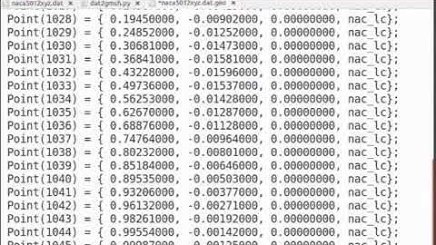 Creating and Meshing aerofoil in Gmsh - Hindi