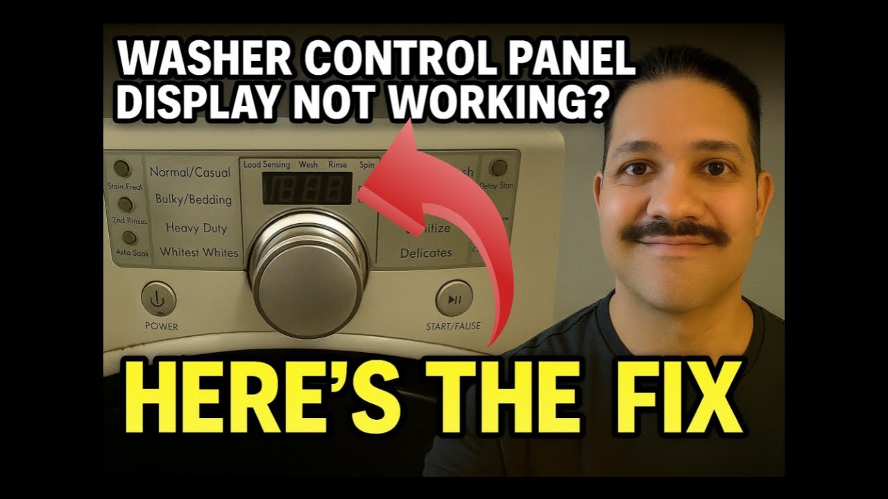 Kenmore Washer Display Won’t Turn On? Easy Control Panel Reset Fix