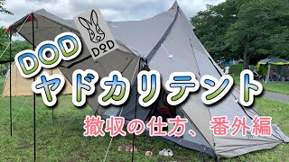 How to Take Down the DOD Yadokari Tent + Bonus Content - YouTube