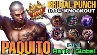 Roll with The Punches Paquito Brutal Knockout - Top 1 Global Paquito by Kurei - Mobile Legends