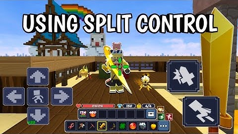 Playing Bedwars With Split Control (Blockman Go)