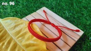 DIY Red String Bracelet | Lucky Charmed Bracelet no. 96