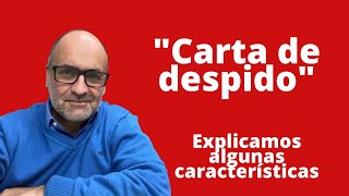 Carta de Despido Laboral