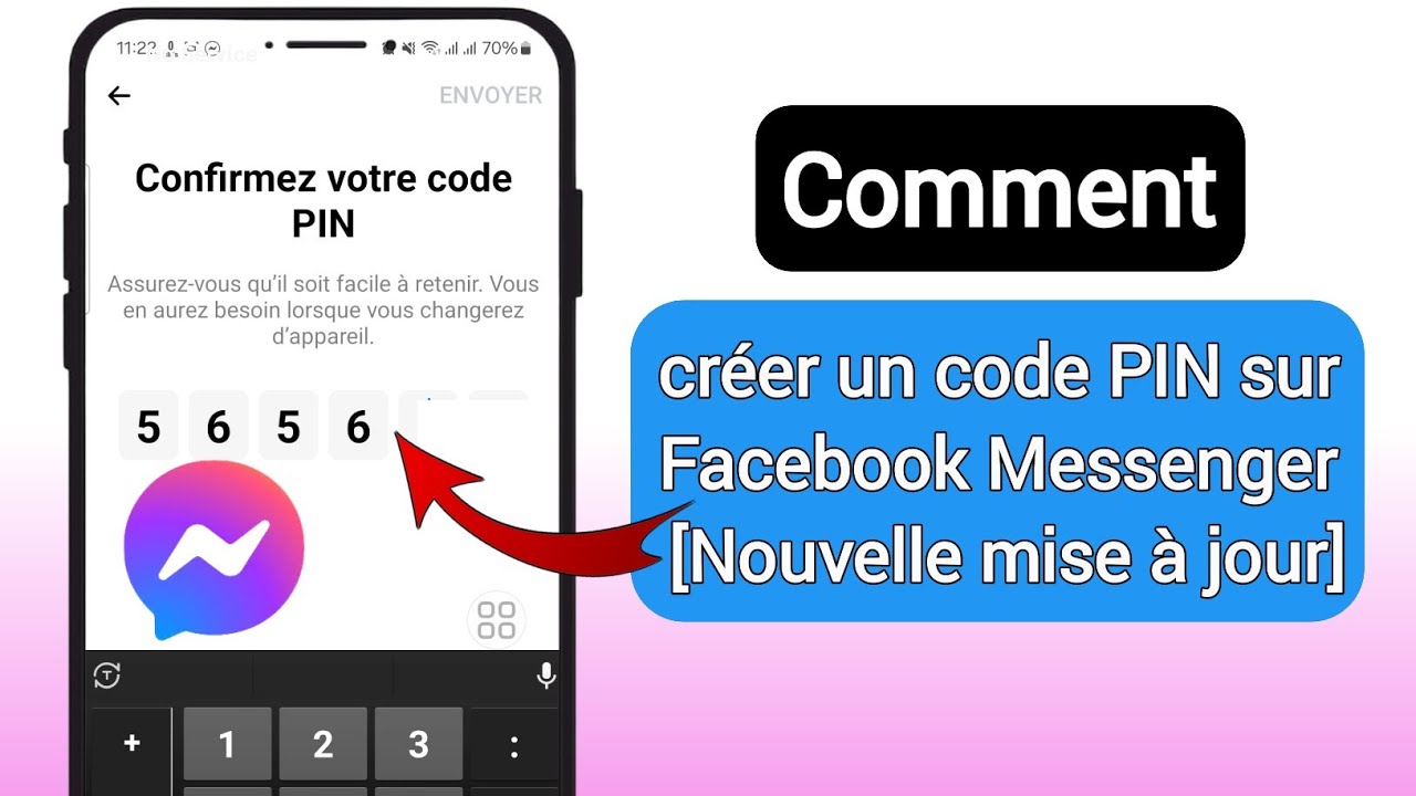 Comment créer un code PIN sur Facebook Messenger|Nouvelle mise à jour ...