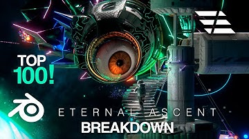 Eternal Ascent 3D Challenge Submission | IN TOP 100 | Blender | Breakdown