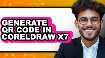 How to Generate Qr Code in Coreldraw X7 - Full Guide