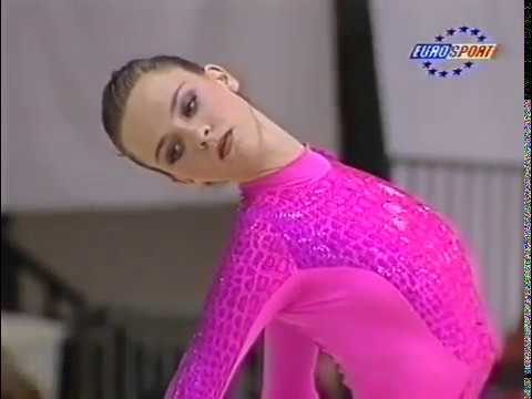 【新体操】エカテリーナ・セレブリアンスカヤ 1996年ヨーロッパ選扫権
