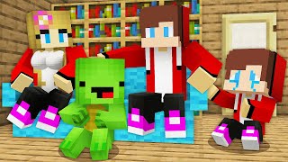 Mikey is favorite BABY! JJ SAD LOSER is LEFT ALONE! Maizen Family Sad Story in Minecraft  Maizen