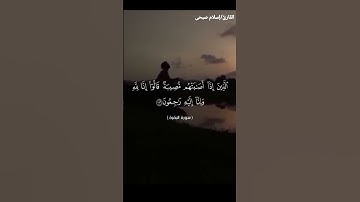 { ولنبلونكم بشىء من الخوف والجوع...} البقرة 155-157 القارئ/ إسلام صبحى #القرآن #اسلام_صبحي #البقرة