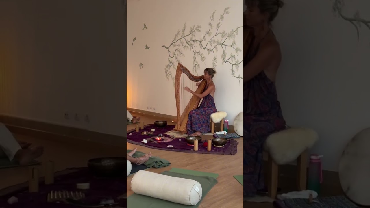 Live Harp Improvisation 🎵 #harpist #music #improvisation 