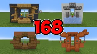 168 Window Designs In Minecraft
