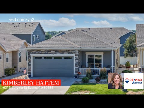 6316 Corvina St, Evans, CO home video tour