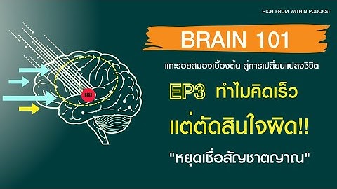[BRAIN 101🧠] EP03: ⚡️ หยุดทำพลาดซ้ำๆ: วิธี Hack สมองให้คิดช้าลงเพื่อความมั่งคั่ง | Rich from Within 