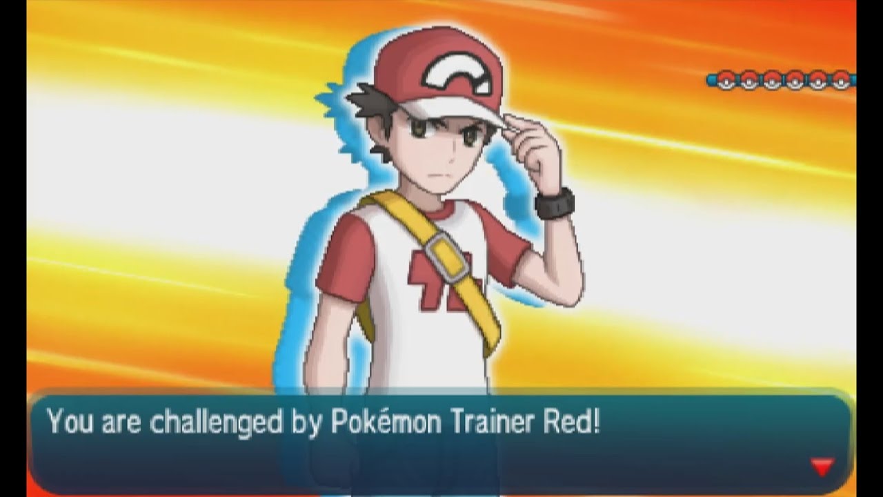 Pokemon Sun And Moon Trainer Red Youtube