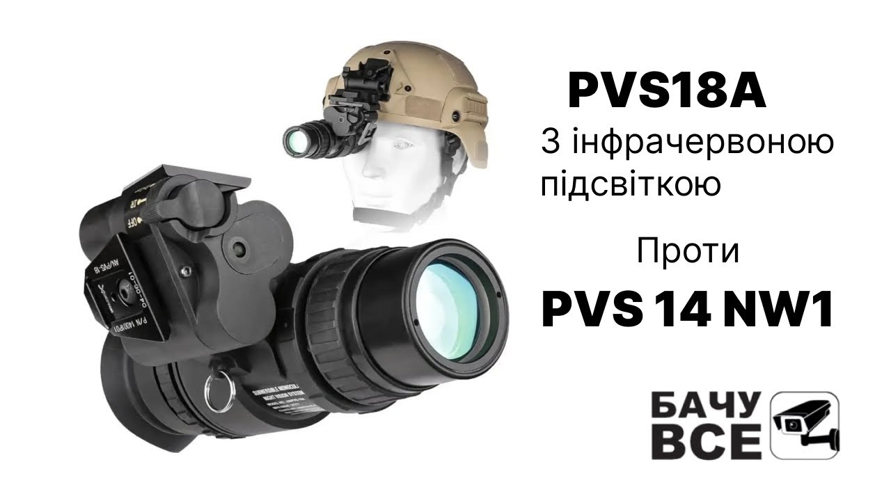 Прилад Нічного Бачення PVS18A - YouTube