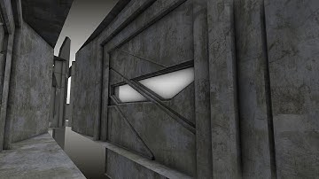 Modular Sci-Fi Set Wip 45 Blender 2.75 - Animated sci-fi doors