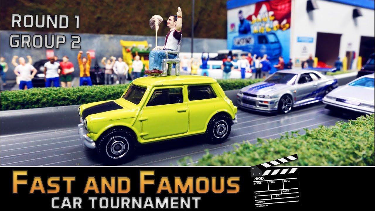 Fast & Famous Car Tournament (Round 1 Group 2) Diecast Race