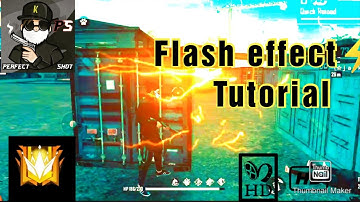 How to create flash effect✌⚡ Tutorial on kinemaster free fire🔥💖