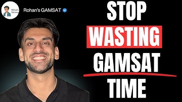 How to Study for GAMSAT Section 1 & 2