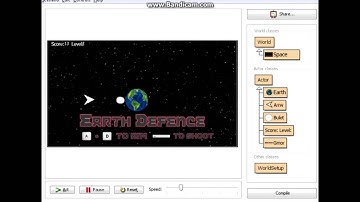 EARTH DEFENDERS - IT Greenfoot Game WITH ORIGINAL SOUND-EFFECTS
