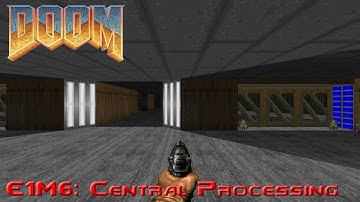 DOOM - E1M6: Central Processing - Full Playthrough (PC)