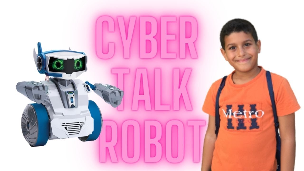 Robot talk. Робот ИЗИ. Робот Кибер Титан Барбоскины.