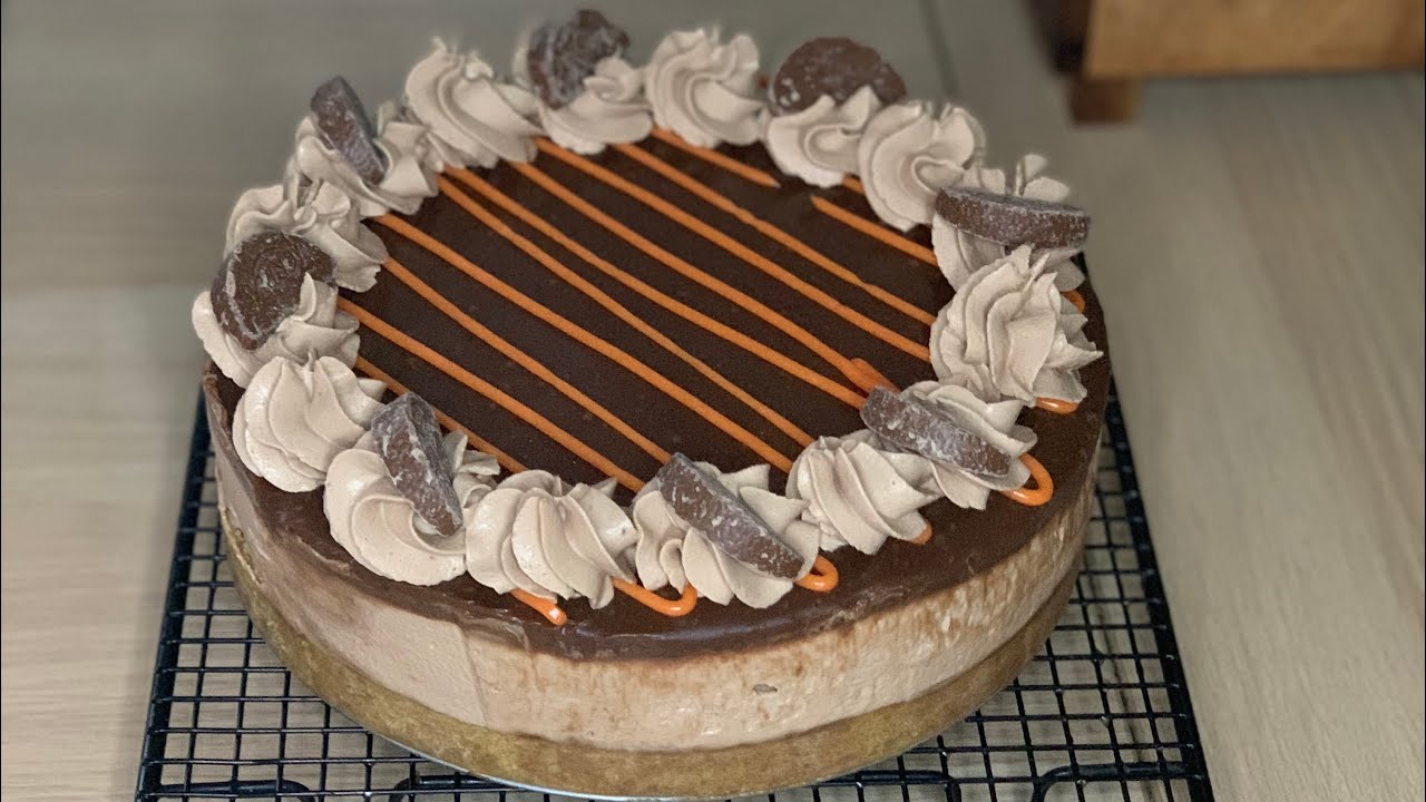 Chocolate Orange Cheesecake | No bake | Easy recipe