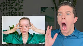 Specialist Reacts to Dove Cameron's Skin Care Routine