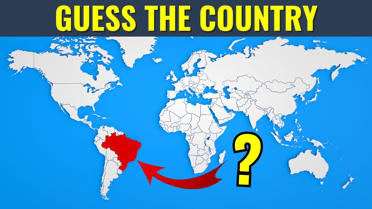 Geography Quiz Challenge Guess the Country on the Map YouTube
