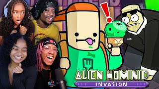 THIS GAME IS SO HILARIOUSLY CHAOTIC! | Alien Hominid Invasion *FULL GAME*