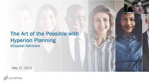 The Art of Possible with Hyperion Planning