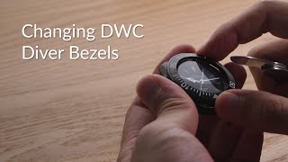 Quick bezel + insert replacement for DWC dive watch (Safe bezel removal and swap) Profile