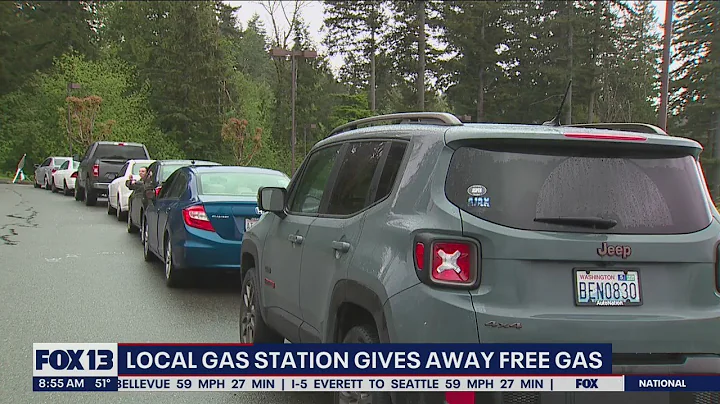 Local gas station gives away free gas | FOX 13 Seattle