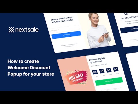 How to create a Welcome Discount Pop ups for your store