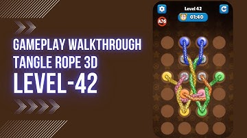 TANGLE ROPE 3D : LEVEL 42 WALKTHROUGH