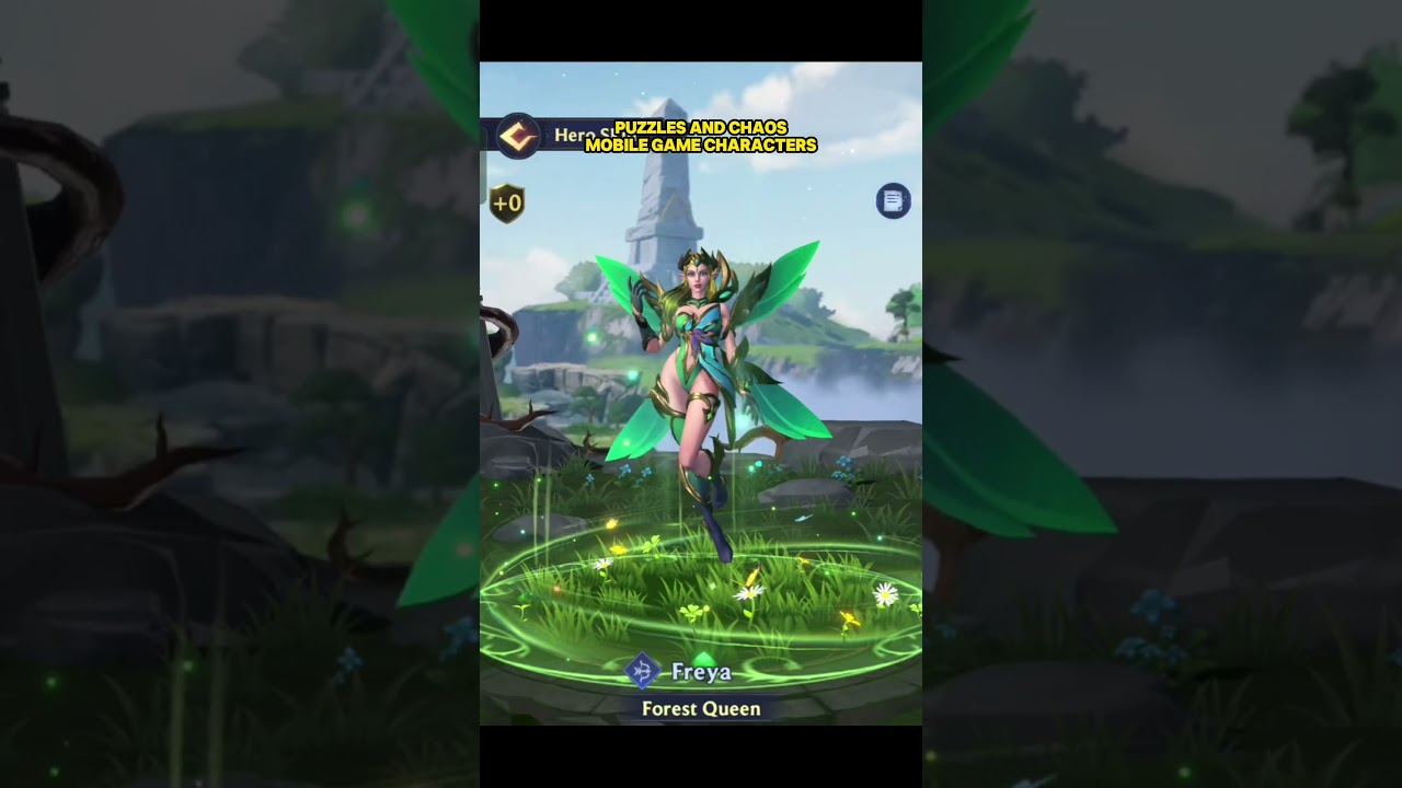 PUZZLES AND CHAOS MOBILE GAME CHARACTERS 