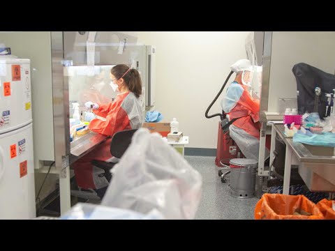 Inside Vermont's only coronavirus testing lab