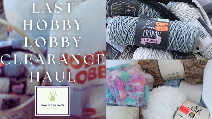 Unbelievable Yarn Haul at Hobby Lobby Clearance Sale