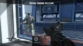 EPIC QUICK SCOPE HEADSHOT FOR FINAL KILL CAM!!!!!! In one shot playlist on CoD AW
