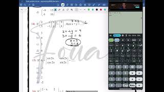 Final revision algebra and trigonometry Sec 1 term 2