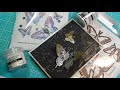 Trying Tim Holtz Sticky Embossing Powder w/ Foil Sheets & Glitter ft. LKRS "Butterfly Effect" Stamp!