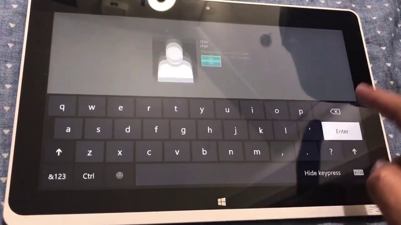 how to reset a windows 10 tablet without password