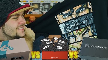 LootCrate vs NerdBlock vs GeekFuel MARCH 2016 | Mystery Box Mash-Up | DansTube.TV