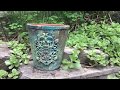 re·design with Prima®  Vintage Patina Pot using Decor Moulds™