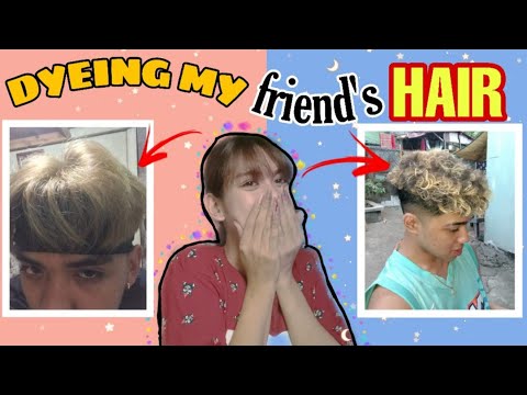 DYEING MY FRIEND'S HAIR | ft. buboy & botchak - YouTube
