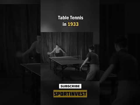 🏓 Retro Table Tennis – A Look Back to 1933! #tabletennis #PingPong #sportinvest
