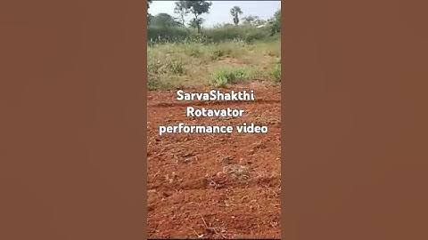 SarvaShakthi Rotavator company  Rotavator performance video 42 blade High Clearance multi speed